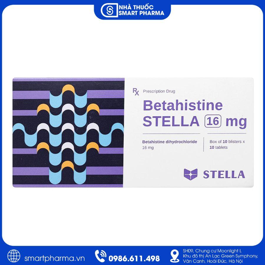 NT Smartpharma (58) Thuốc Betahistine Stella 16mg - Điều trị chóng mặt, ù tai và hội chứng Ménière