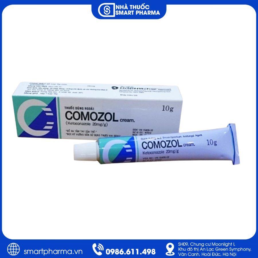 NT Smartpharma (6) Thuốc Comozol điều trị nhiễm nấm da, nấm Candida và lang ben