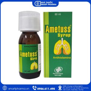 Thuốc Ametuss Siro giảm ho, làm dịu cổ họng và cải thiện các triệu chứng ho do kích ứng đường hô hấp
