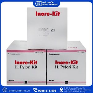 Thuốc Inore-Kit điều trị viêm loét dạ dày tá tràng do vi khuẩn H. pylori