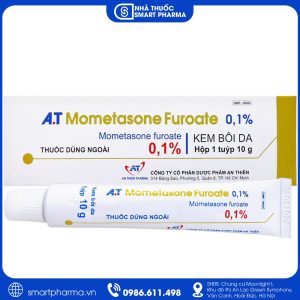 Thuốc A.T Mometasone Furoate 0,1% điều trị viêm da, chàm, vảy nến