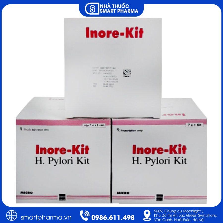 NT Smartpharma Thuốc Inore-Kit điều trị viêm loét dạ dày tá tràng do vi khuẩn H. pylori