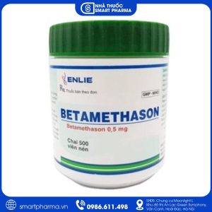 Thuốc Betamethason 0,5mg Enlie - Điều trị viêm, dị ứng và các bệnh lý đáp ứng corticosteroid