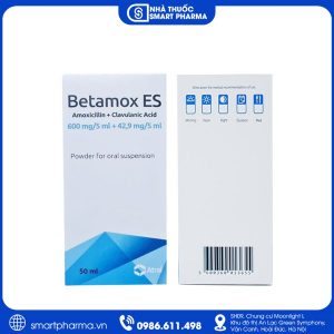 Thuốc Betamox ES - Điều trị viêm tai giữa cấp và viêm phổi mắc phải cộng đồng