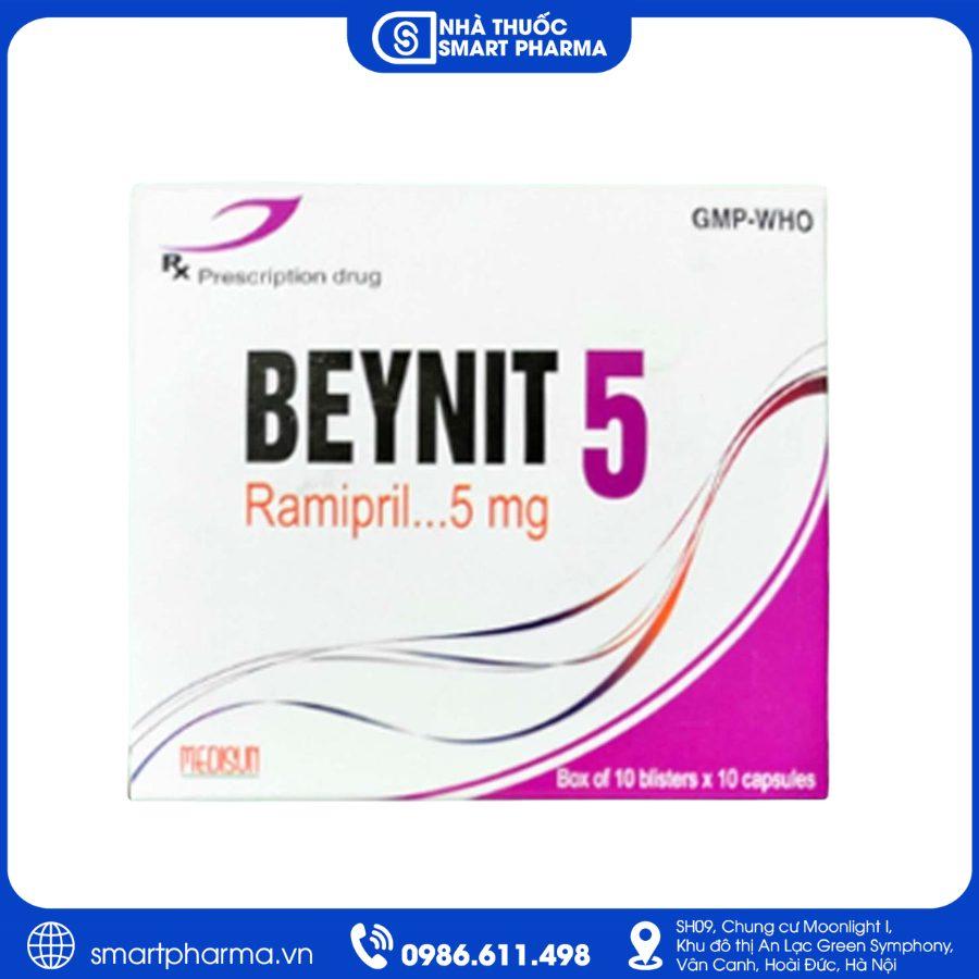 NT Smartpharma (64) Thuốc Beynit 5mg - Điều trị tăng huyết áp và hỗ trợ điều trị suy tim