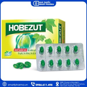 Viên nang mềm Hobezut – Giảm ho, nhuận phế, làm loãng niêm dịch đường hô hấp