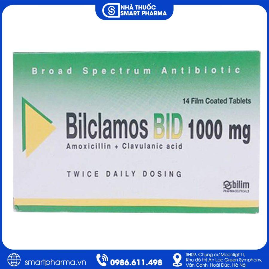 NT Smartpharma (69) Thuốc Bilclamos BID 1000mg – Kháng sinh điều trị nhiễm khuẩn