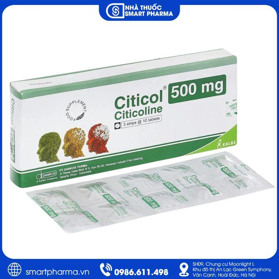 NT Smartpharma (7) Thuốc Citicol 500mg – Điều trị rối loạn nhận thức và phục hồi chức năng thần kinh