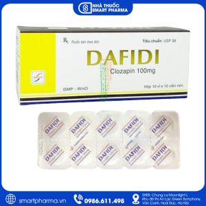 Thuốc Dafidi 100mg - Điều trị tâm thần phân liệt