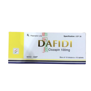 Thuốc Dafidi 100mg - Điều trị tâm thần phân liệt