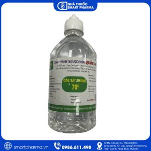 Cồn 70 độ Quốc Anh – Dung dịch sát khuẩn ngoài da, hỗ trợ vệ sinh