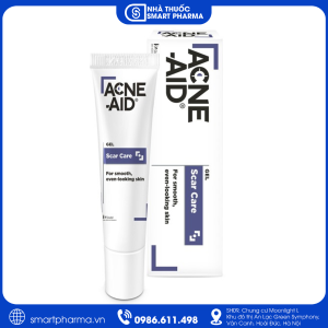 Gel Acne Aid Gel Scar Care hỗ trợ giảm thâm sẹo mụn, phục hồi và chăm sóc da tổn thương
