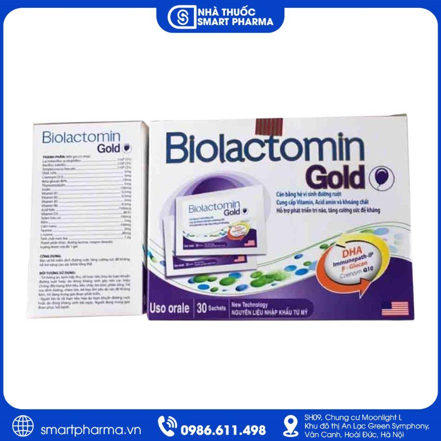 NT Smartpharma (80) Biolactomin Gold – Bổ sung lợi khuẩn, vitamin và khoáng chất hỗ trợ tiêu hóa