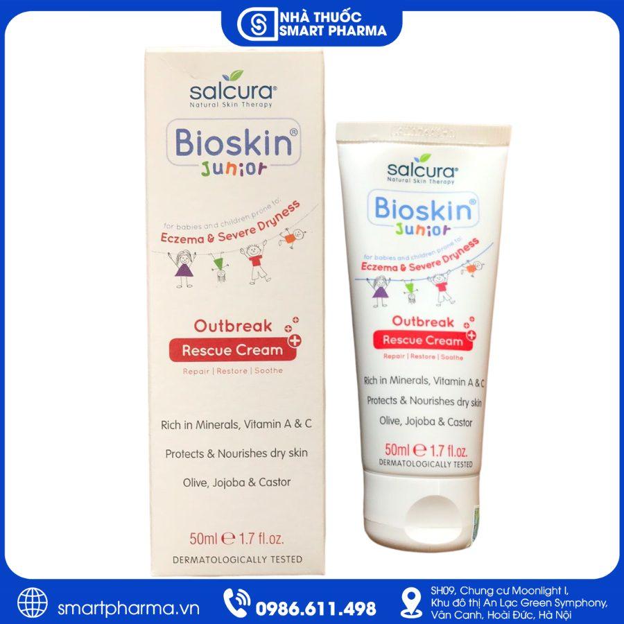 NT Smartpharma (81) Kem bôi Bioskin Junior Cream – Làm dịu, dưỡng ẩm và hỗ trợ chăm sóc làn da nhạy cảm