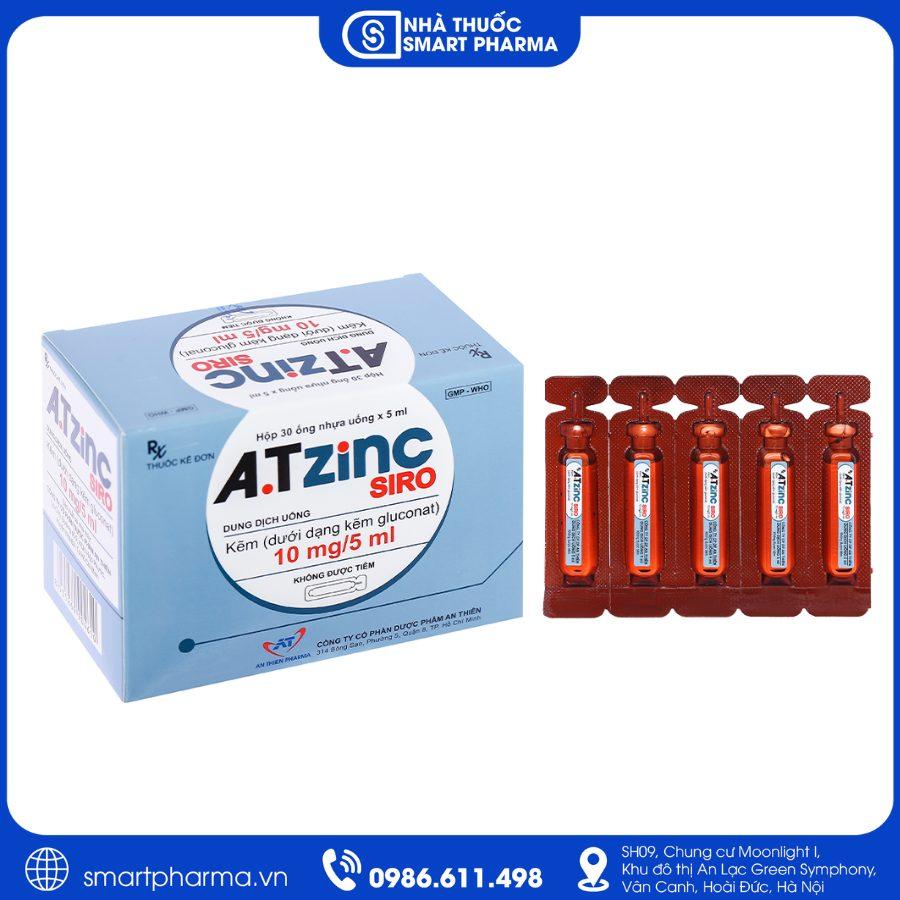 NT Smartpharma (9) A.T Zinc Siro 10mg/5ml – Bổ sung kẽm, hỗ trợ tăng cường sức đề kháng