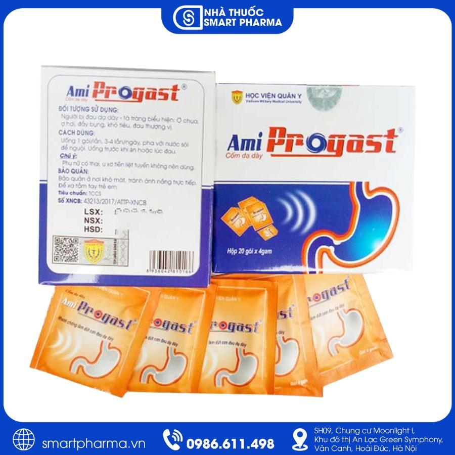 NT Smartpharma (9) Ami Progast bảo vệ niêm mạc dạ dày, giảm đau rát và khó tiêu