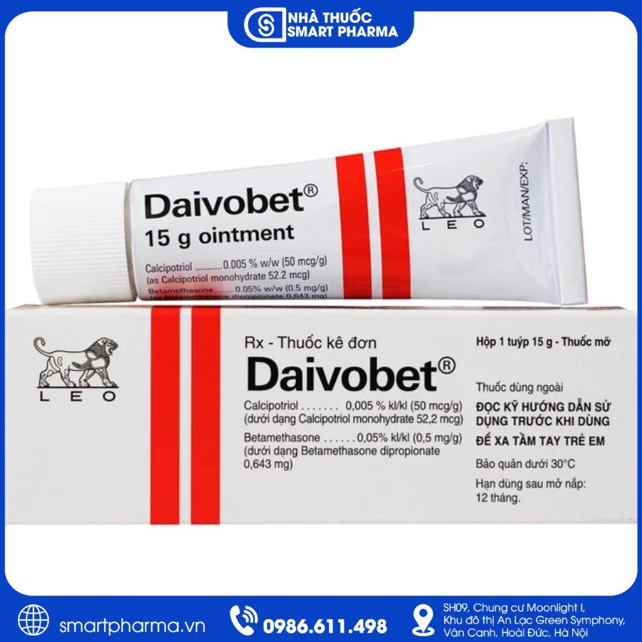 Daivobet - Nhà thuốc Smartpharma Thuốc mỡ Daivobet điều trị bệnh vảy nến thể mảng ổn định