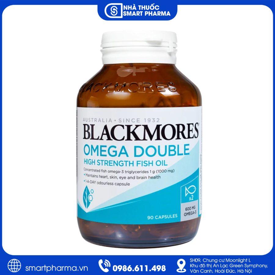 NT Smartpharma (93) Blackmores Omega Double High Strength Fish Oil hỗ trợ sức khỏe tim mạch, não bộ và mắt