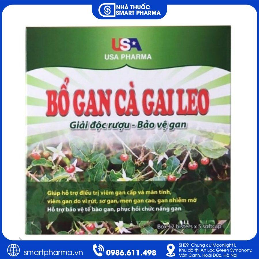 NT Smartpharma (96) Bổ Gan Cà Gai Leo – Tăng cường chức năng gan, bảo vệ tế bào gan