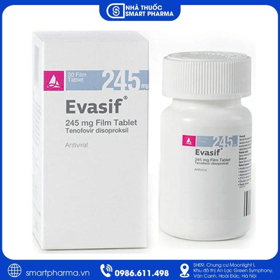 NT Smartpharma Evasif 245mg điều trị viêm gan B mạn tính và nhiễm HIV