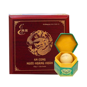 An Cung Ngưu Hoàng Hoàn Hongjitang hỗ trợ sức khỏe thần kinh và tuần hoàn máu não (1 viên)