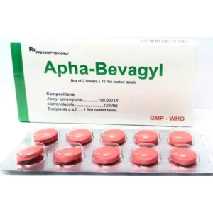 Thuốc Apha-Bevagyl Armephaco điều trị các bệnh nhiễm khuẩn do vi khuẩn nhạy cảm (2 vỉ x 10 viên)