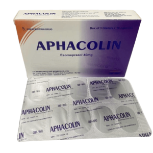Thuốc Aphacolin 40mg Armephaco điều trị trào ngược dạ dày thực quản, viêm loét dạ dày tá tràng (3 vỉ x 10 viên)