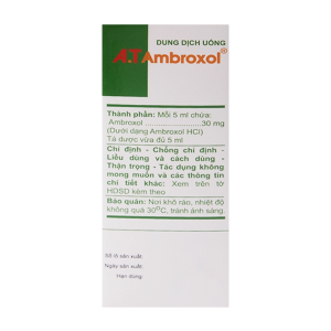 Smart Pharma - Siro A.T Ambroxol 30mg An Thiên long đờm, trị ho có đờm (Lọ 60ml) 2 Smart Pharma - Nha thuoc Smart Pharma 2026 10 20T113615.934