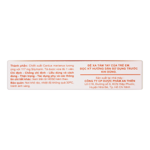 Smart Pharma - Thuốc A.T Silymarin 117mg An Thiên điều trị viêm gan, xơ gan và tổn thương gan do nhiễm độc 2 Smart Pharma - Nha thuoc Smart Pharma 2026 10 21T080541.733