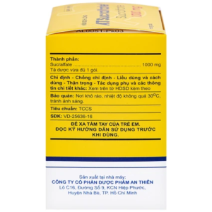 Smart Pharma - Hỗn dịch uống A.T Sucralfate 1000mg An Thiên điều trị loét dạ dày tá tràng (20 gói x 5g) 3 Smart Pharma - Nha thuoc Smart Pharma 2026 10 21T081337.867
