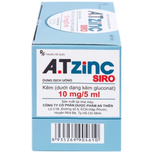 Smart Pharma - Thuốc A.T Zinc 10mg/5ml An Thiên phòng ngừa và điều trị thiếu kẽm (30 ống) 4 Smart Pharma - Nha thuoc Smart Pharma 2026 10 21T085104.586
