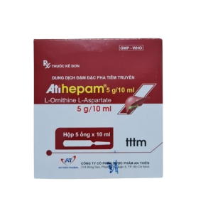 Thuốc Atihepam 5g/10ml An Thiên điều trị bệnh gan cấp tính và mạn tính (5 ống x 10ml)