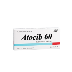 Smart Pharma - Thuốc Atocib 60mg DHG Pharma điều trị thoái hóa khớp, viêm khớp dạng thấp (3 vỉ x 10 viên) 1 Smart Pharma - Nha thuoc Smart Pharma 2026 10 21T145431.338