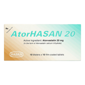 Smart Pharma - Thuốc AtorHasan 20mg HASAN giảm cholesterol và triglycerid trong máu (10 vỉ x 10 viên) 1 Smart Pharma - Nha thuoc Smart Pharma 2026 10 22T081025.496