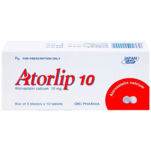 Smart Pharma - Thuốc Atorlip 10mg DHG Pharma điều trị tăng cholesterol toàn phần, tăng LDL-cholesterol (3 vỉ x 10 viên) 3 Smart Pharma - Nha thuoc Smart Pharma 2026 10 22T082327.690