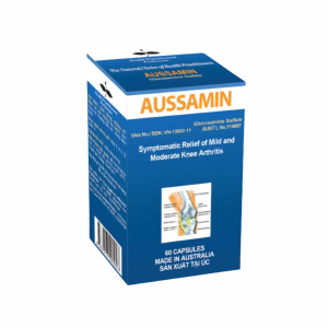 Thuốc Aussamin 500mg Probiotec điều trị thoái hóa khớp, giảm đau nhức và cải thiện chức năng vận động