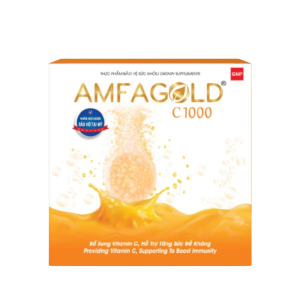 Smart Pharma - Amfagold C1000 bổ sung vitamin C, tăng cường sức đề kháng và bảo vệ sức khỏe (5 vỉ x 4 viên sủi) 1 Smart Pharma - Nha thuoc Smart Pharma 79