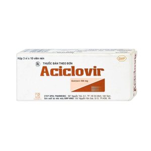 Smart Pharma - Thuốc Aciclovir 400mg Pharmedic điều trị nhiễm virus Herpes, zona và thủy đậu (3 vỉ x 10 viên) 2 Smart Pharma - Nha thuoc Smartpharma 2 2