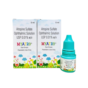 Thuốc nhỏ mắt Myatro 0.01% Hanuchem hỗ trợ kiểm soát tiến triển cận thị ở trẻ em (Lọ 5ml)