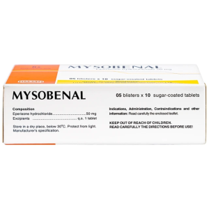 Smart Pharma - Thuốc Mysobenal 50mg Hasan cải thiện triệu chứng tăng trương lực cơ (5 vỉ x 10 viên) 5 Smart Pharma - Nha thuoc Smartpharma 2026 09 29T162802.765