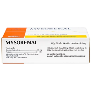 Smart Pharma - Thuốc Mysobenal 50mg Hasan cải thiện triệu chứng tăng trương lực cơ (5 vỉ x 10 viên) 4 Smart Pharma - Nha thuoc Smartpharma 2026 09 29T162808.657