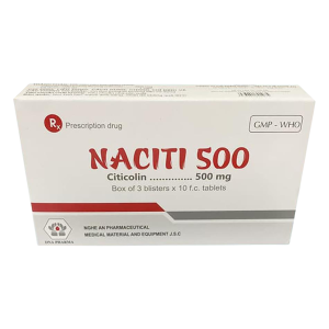 Thuốc Naciti 500mg Nghệ An điều trị tổn thương não và rối loạn thần kinh sau đột quỵ