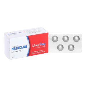 Thuốc Natrixam 1.5mg/5mg Servier điều trị tăng huyết áp (6 vỉ x 5 viên)