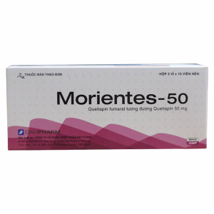 Smart Pharma - Thuốc Morientes 50mg Davipharm điều trị tâm thần phân liệt và rối loạn lưỡng cực (3 vỉ x 10 viên) 2 Smart Pharma - Nha thuoc Smartpharma 35