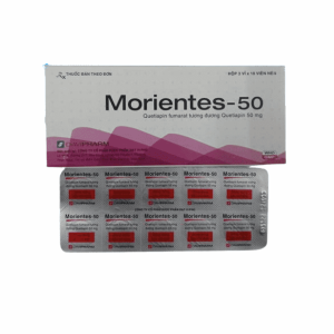 Thuốc Morientes 50mg Davipharm điều trị tâm thần phân liệt và rối loạn lưỡng cực (3 vỉ x 10 viên)