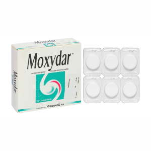 Thuốc Moxydar 1500mg Laboratoires Grimberg SA điều trị đau thực quản, dạ dày (5 vỉ x 6 viên)