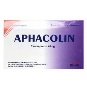 Smart Pharma - Thuốc Aphacolin 40mg điều trị trào ngược dạ dày thực quản, viêm loét dạ dày tá tràng (3 vỉ x 10 viên) 1 Smart Pharma - Nha thuoc Smartpharma 9 1 2