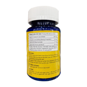 Smart Pharma - Multi Vitamin C hỗ trợ tăng cường sức đề kháng, chống oxy hóa và chăm sóc làn da (Hộp 30 viên) 2 Smart Pharma - Nha thuoc Smartpharma 90