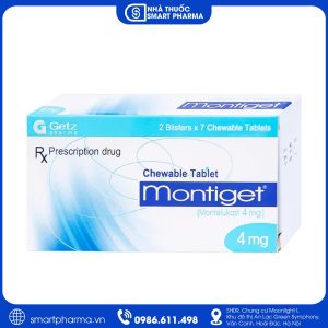 Montiges 4mg dự phòng và điều trị hen phế quản, viêm mũi dị ứng ở trẻ em