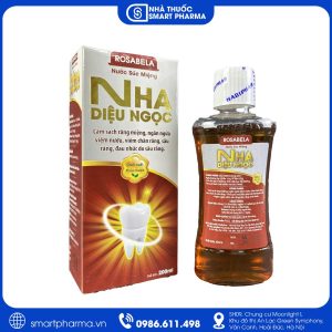 Nước Súc Miệng Nha Diệu Ngọc hỗ trợ làm sạch khoang miệng và giảm hôi miệng